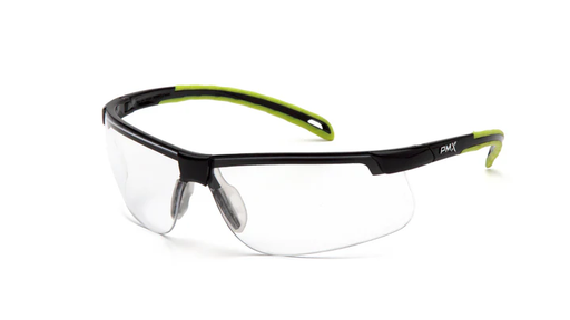 [SBL8610DTM] Glasses, Ever-Lite - Clear H2MAX Anti-Fog - Black/Lime