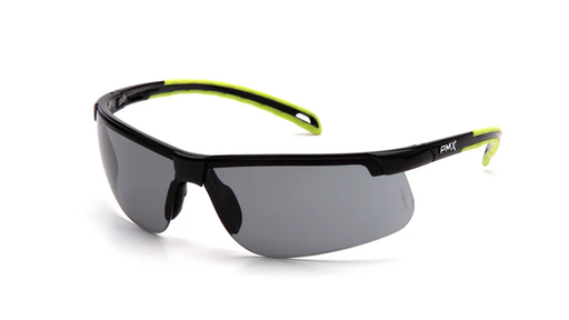[SBL8620DTM] Glasses, Ever-Lite - Gray H2MAX Anti-Fog - Black/Lime