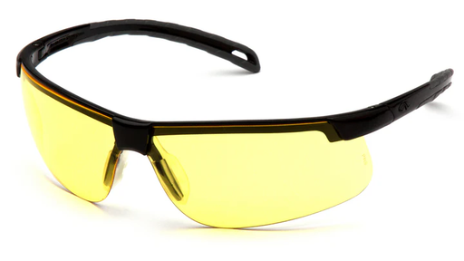 [SB8630D] Glasses, Ever-Lite - Amber - Black