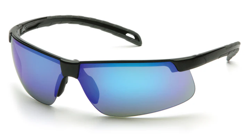 [SB8665D] Glasses, Ever-Lite - Ice Blue Mirror - Black