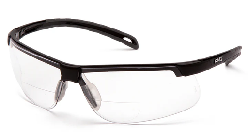[SB8610R20TM] Glasses, Ever-Lite Reader - Clear +2.0 H2MAX Anti-Fog - Black