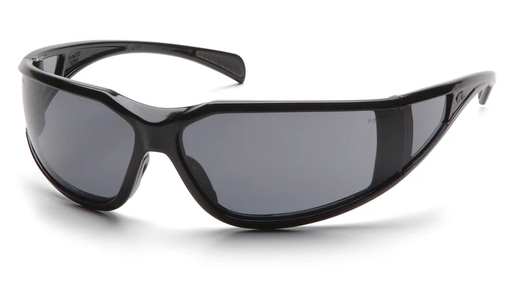 [SB5120DT] Glasses, Exeter - Gray Anti-Fog - Glossy Black