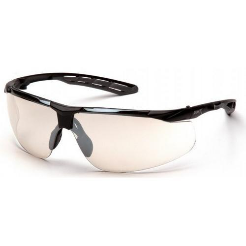 [SBG10580D] Glasses, Flex-Lyte - Black-gray frame / indoor-outdoor mirror lens - Black/Gray