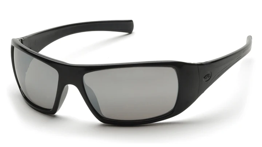 [SB5670D] Glasses, Goliath - Silver Mirror - Black
