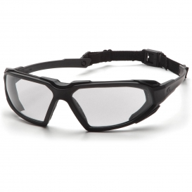 [SBB5010DT] Glasses, Highlander - Clear H2X Anti-Fog - Black
