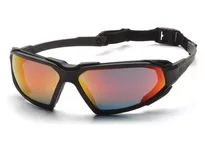 [SBB5055DT] Glasses, Highlander - Sky Red Mirror Anti-Fog - Black