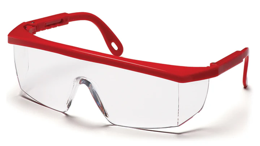 [SR410S] Glasses, Integra - Clear - Red