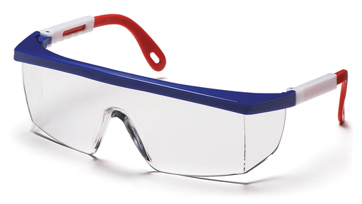 [SNWR410S] Glasses, Integra - Clear - Red/White/Blue