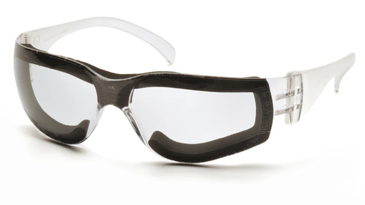 [S4110STFP] Glasses, Intruder - Clear-Hardcoated Anti-fog - Clear w/Full Foam Padding