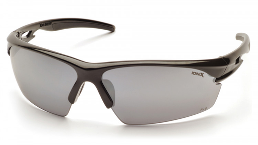 [SB8170D] Glasses, Ionix - Silver Mirror - Black