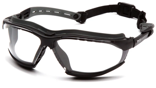 [GB9410STM] Glasses, Isotope - Clear H2MAX Anti-fog - Black