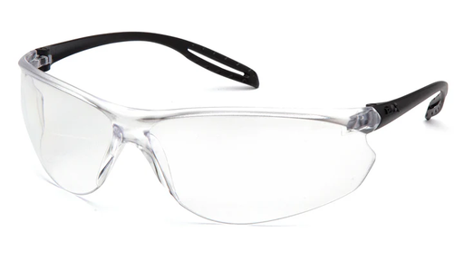 [S9710STM] Glasses, Neshoba - Clear H2MAX Anti-fog - Black