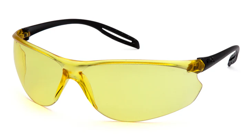 [S9730S] Glasses, Neshoba - Amber - Black