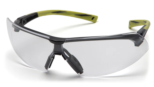 [SGR4910ST] Glasses, Onix - Clear H2X Anti-Fog - Hi Vis Green