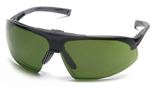 [SB4960STP] Glasses, Onix Plus - Clear H2X Anti-Fog Bottom Lens/ 3.0 IR Filter Flip Lens - Black