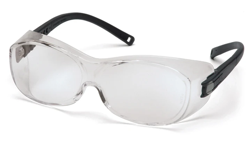 [S3510STJ] Glasses, OTS - Clear H2X Anti-Fog - Black