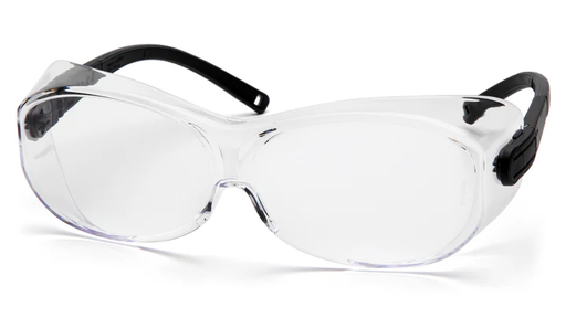 [S7510STJ] Glasses, OTS XL - Clear H2X Anti-Fog - Black