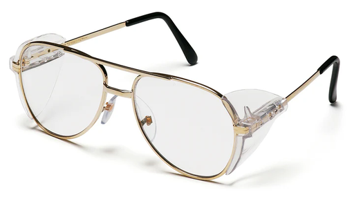 [SG310A] Glasses, Pathfinder - Clear - Gold Metal