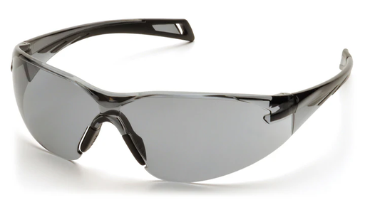 [SB7120ST] Glasses, PMXSLIM - Gray H2X Anti-Fog - Black Temples