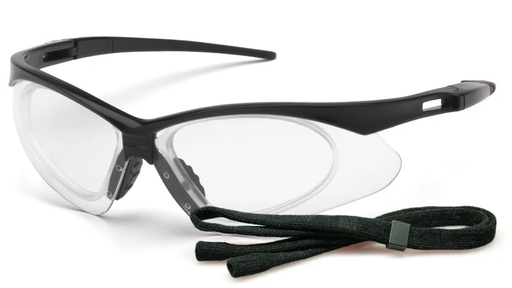 [SB6310STRX] Glasses, PMXTREME Rx  - Clear Anti-Fog Lens with Rx Insert - Black