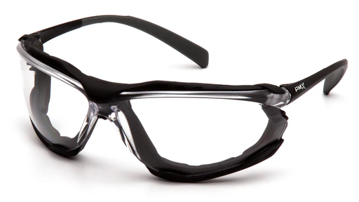 [SB9310STM] Glasses, Proximity - Clear H2MAX Anti-Fog - Black