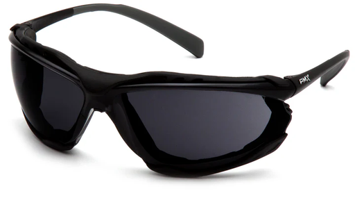 [SB9323ST] Glasses, Proximity - Dark Gray H2X Anti-Fog - Black