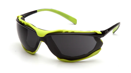 [SBL9323STM] Glasses, Proximity - Dark Gray H2MAX Anti-Fog - Black/Lime