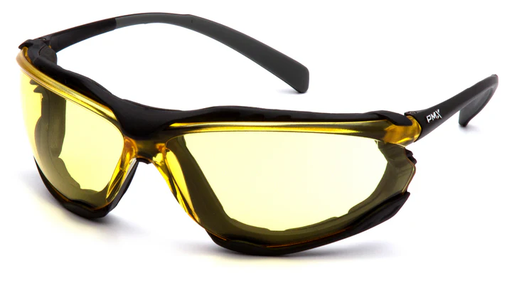 [SB9330ST] Glasses, Proximity - Amber H2X Anti-Fog - Black