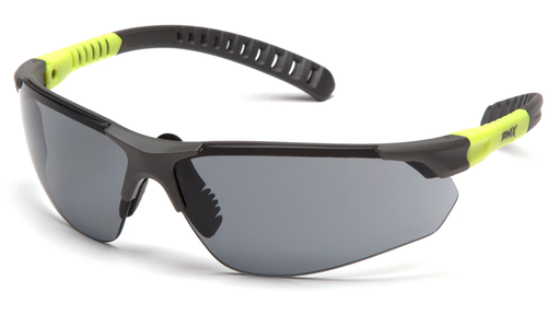 [SGL10120DTM] Glasses, Sitecore - Gray H2MAX Anti-fog - Gray and Lime