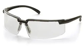 [SB6110ST] Glasses, Surveyor - Clear Anti-Fog - Black