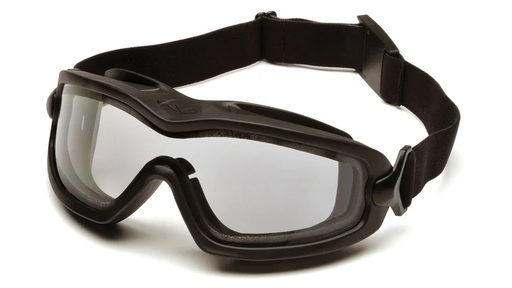 [GB6410SDT] Goggles, V2G Plus - Dual Clear H2X Anti-Fog - Black