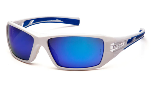 [SWBL10465D] Glasses, Velar - Ice Blue Mirror - White blue