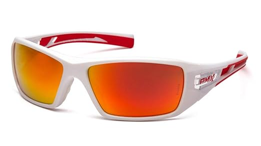 [SWR10455D] Glasses, Velar - Sky Red Mirror - White red