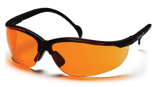 [SB1840S] Glasses, Venture II - Orange - Black