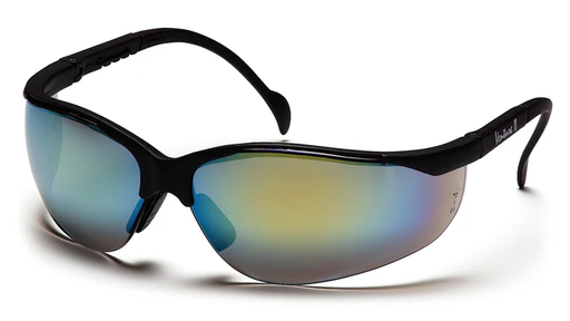 [SB1890S] Glasses, Venture II - Gold Mirror - Black