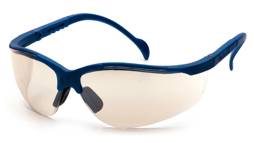 [SMB1880S] Glasses, Venture II - Indoor/Outdoor Mirror - Metallic Blue