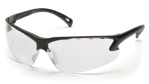 [SB5710DTM] Glasses, Venture 3 - Clear H2MAX Anti-Fog - Black