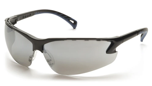 [SB5770D] Glasses, Venture 3 - Silver Mirror - Black
