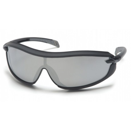 [SB4670ST] Glasses, XS3 - Silver Mirror  - Black