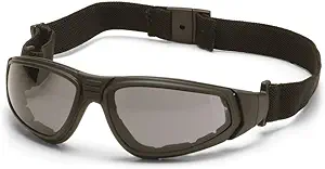 [GB4020ST] Glasses, XSG - Gray H2X Anti-Fog - Black
