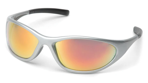 [SS3345E] Glasses, Zone II - Ice Orange Mirror - Silver