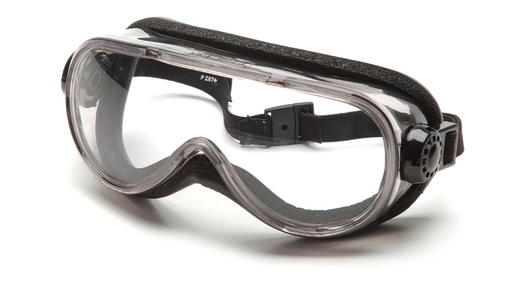 [G404T] Goggles - Clear H2X Anti-Fog with Foam Padding - Clear H2X