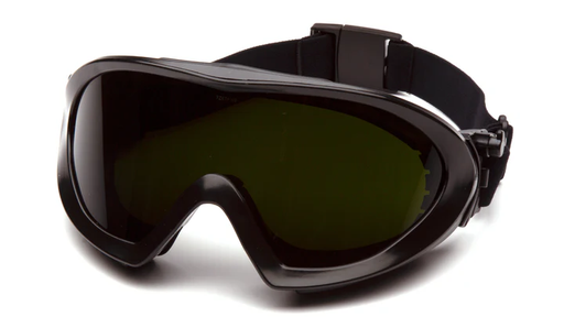 [GG504TIR5] Capstone Goggles - Black Frame/Clear Anti-Fog 5.0 IR Filter Lens - Direct/Indirect