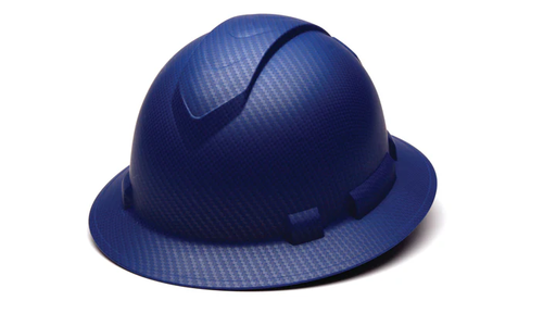 [HP54122] Hard hat, RIDGELINE FB 4pt Ratchet - Matte Blue Graphite