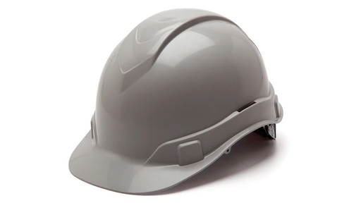 [HP44112] Hard Hat, Ridgeline Cap Style 4 Pt Ratchet Suspension - Gray