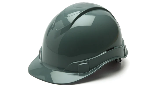 [HP44113] Hard Hat, Ridgeline Cap Style 4 Pt Ratchet Suspension - Slate Gray