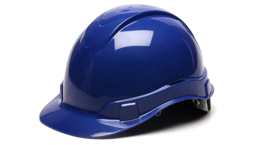 [HP46160] Hard Hat, Ridgeline Cap Style 6 Pt Ratchet Suspension - Blue