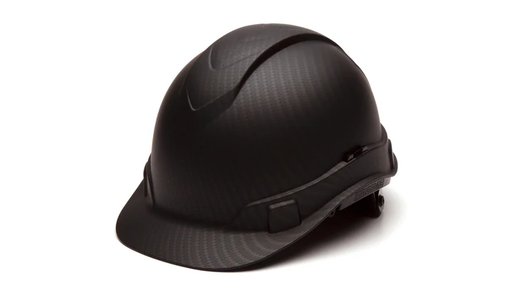 [HP44117C] Hard hat, RL Cap Style 4 Pt Ratchet Suspension for Canada - Black Graphite Pattern