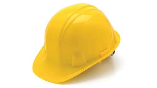 [HP16030] Hard Hat, Standard Shell 6 Pt- Snap Lock Suspension - Yellow