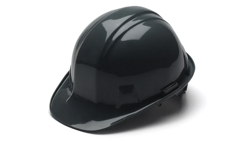 [HP14111] Hard Hat, Standard Shell 4 Pt Ratchet Suspension - Black